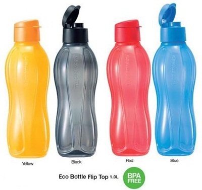 Qoo L Tupperware Bpa Free Eco Bottle Eco Bottle Brush Kitchen