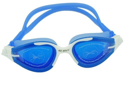 Zoggs Predator Flex Reactor Tit Adult Swimming Goggles UV Anti-fog Metal/Green 