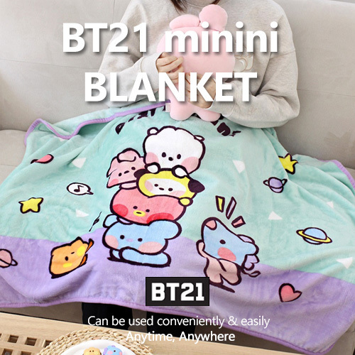 Bt By Bts Officialbt Minini Blanket Knee Blanket