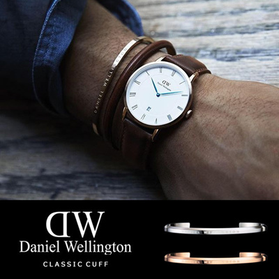 daniel wellington gold cuff