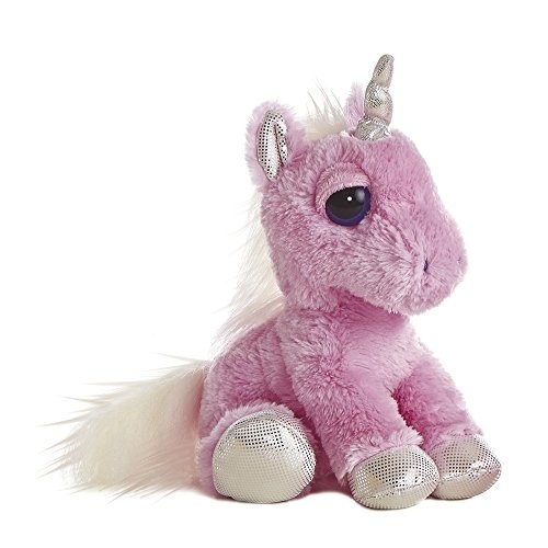 Sparkle Tales TICKLE Unicorn Key Clip Key Ring Cute Soft Toy Girls Backpack