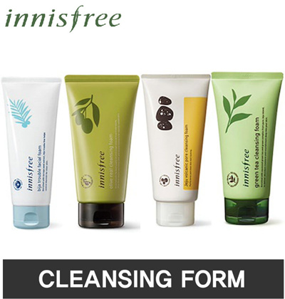 [innisfree] cleansing foam line/ green tea/jeju bija/olive/jeju