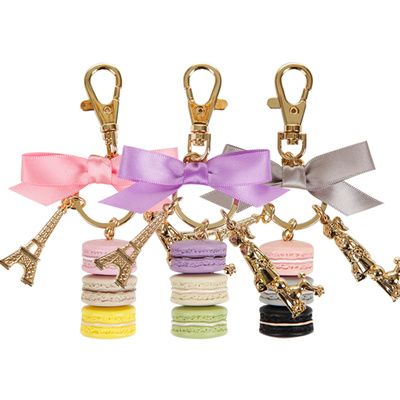 la couleur macaron keyring parisienne edition gift package