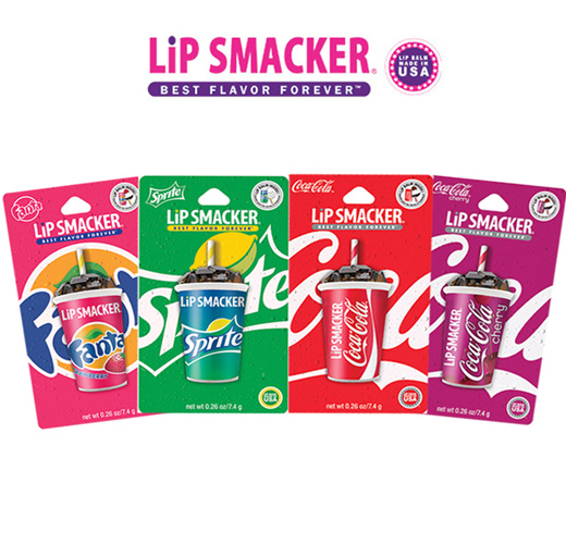 Qoo Lip Smacker Cup Lip Balm G Coca Cola Fanta Sprite Cherry