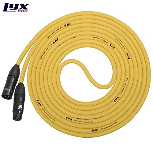 SAXLX-100 - Yellow 100 Foot XLR Patch Cable – Seismic Audio