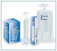 McKesson Disposable Plastic Cups, Drinking Cups, Polypropylene, Blue, 5 oz,  2500 Count