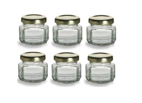Cornucopia Brands- 16oz Plastic Mason Style Jars with Silver Metal Lids,  Blue 8pk
