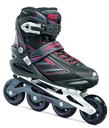 K2 RAIDER PRO rot Jungen Mädchen Inline Skates größenverstellbare Inliner Rollerskates für Kinder 