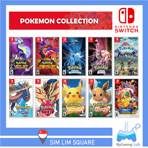 Qoo Sg Nintendo Switch Pokemon Games Collection Scarlet Violet