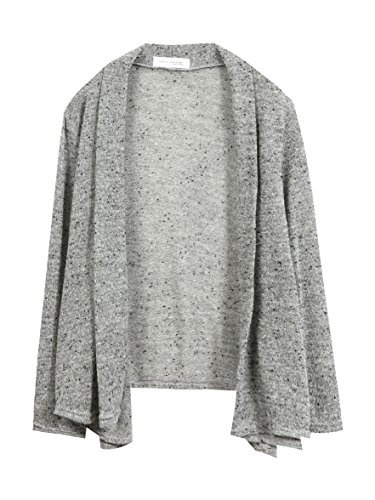 Plus Size Lana Wool Abstract  Black & Beige Fur Trim Hooded Waistcoat/Wrap/Coat