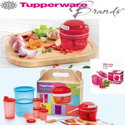 Qoo10\u2605 FREE Gift \u2605 Authentic TUPPERWARE * Turbo Chopper * Lifetime Warranty : KitchenDining