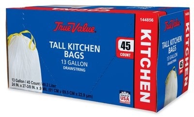  Handi-Bag drawstring tall kitchen bags, 13 Gallon,  61cm*69.5cm, 50/Box : Large Kitchen Trash Bags : Health & Household