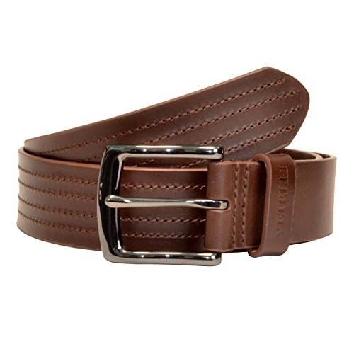 Light Brown NCAA Oklahoma State Cowboys Light Crazyhorse Leather Concho Belt 46-Inch