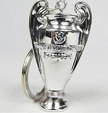 English Premier League Trophy Keychain/UEFA Champion Clubs Cup Keychain/World Cup Keychain/European Championship Keychain/ 2014 WC Souvenir Keychains/Football Soccer Gifts - Singapore Cheapest