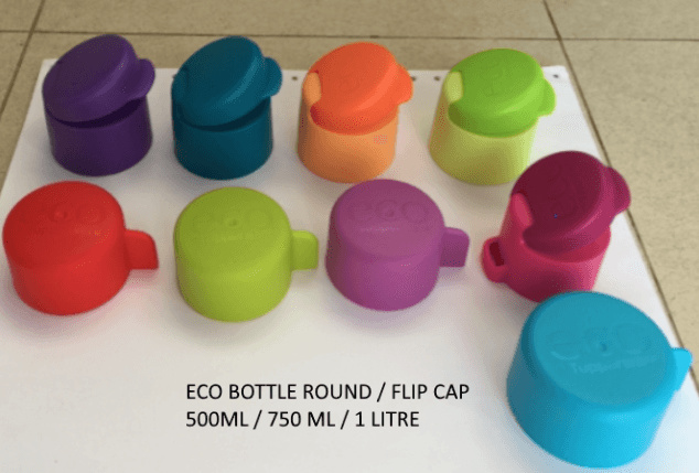 Qoo Authentic Tupperware Eco Bottle Cap Assorted Kitchen Dining