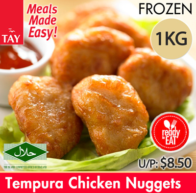 [cs tay] tempura chicken nuggets [halal][ready to eat][fully