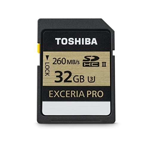 【クリックでお店のこの商品のページへ】Toshiba Exceria Pro SD 32GB Memory Card UHS-II U3 (THN-N101K0320U6)