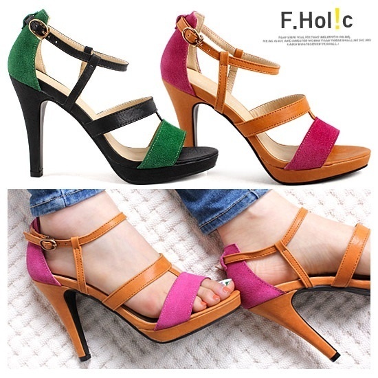 【クリックで詳細表示】[F.holic]★Free Shipping★ Hilda Strap Sandal S1306S-SJ-431/Gladiator Sandal/Flat Shoes/Strap Sandal/Wedge/Mule