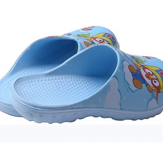 【クリックで詳細表示】[pororo][Pororo Blue EVA children Bath shoes] 200mm Slippers WC Shoes