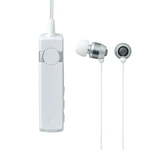 【クリックでお店のこの商品のページへ】Logitec iPhone5/4S/4/3GS/3G スマートフォン対応 Bluetooth＋EDR対応 ワイヤレスイヤホン HP300シリーズ ホワイト LBT-AVHP300WH