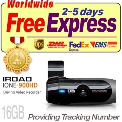 【クリックで詳細表示】New IROAD IONE-900HD 1CH HD 1280x720p Driving Video Recorder Car BlackBox ＊16GB