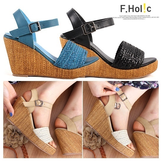 【クリックで詳細表示】[F.holic]★Free Shipping★ Summer Hay Sandal S1306S-SJ-422/Gladiator Sandal/Flat Shoes/Strap Sandal/Wedge/Mule