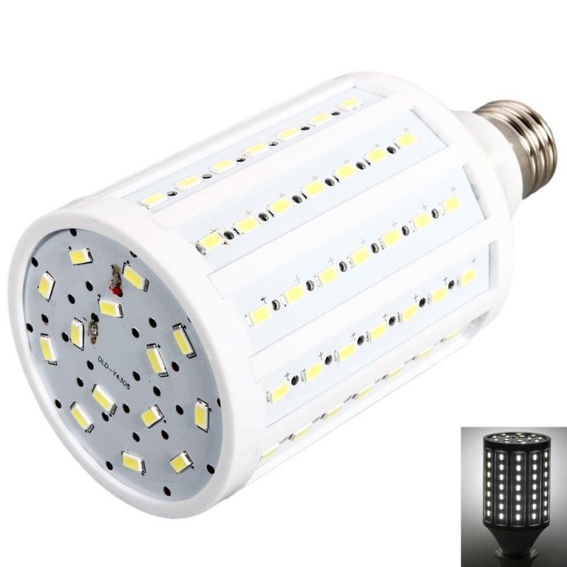 【クリックで詳細表示】E27 20W 98＊SMD5630 LED 6000-6500K White Light Corn Lamp Bulb