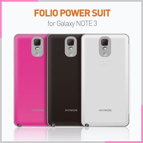 【クリックで詳細表示】[PC] [10％DC] [ANYMODE] Folio Power Suit case-Galaxy Note3 (3color) サムスンギャラクシーNote3 携帯電話ケース 【送料無料】