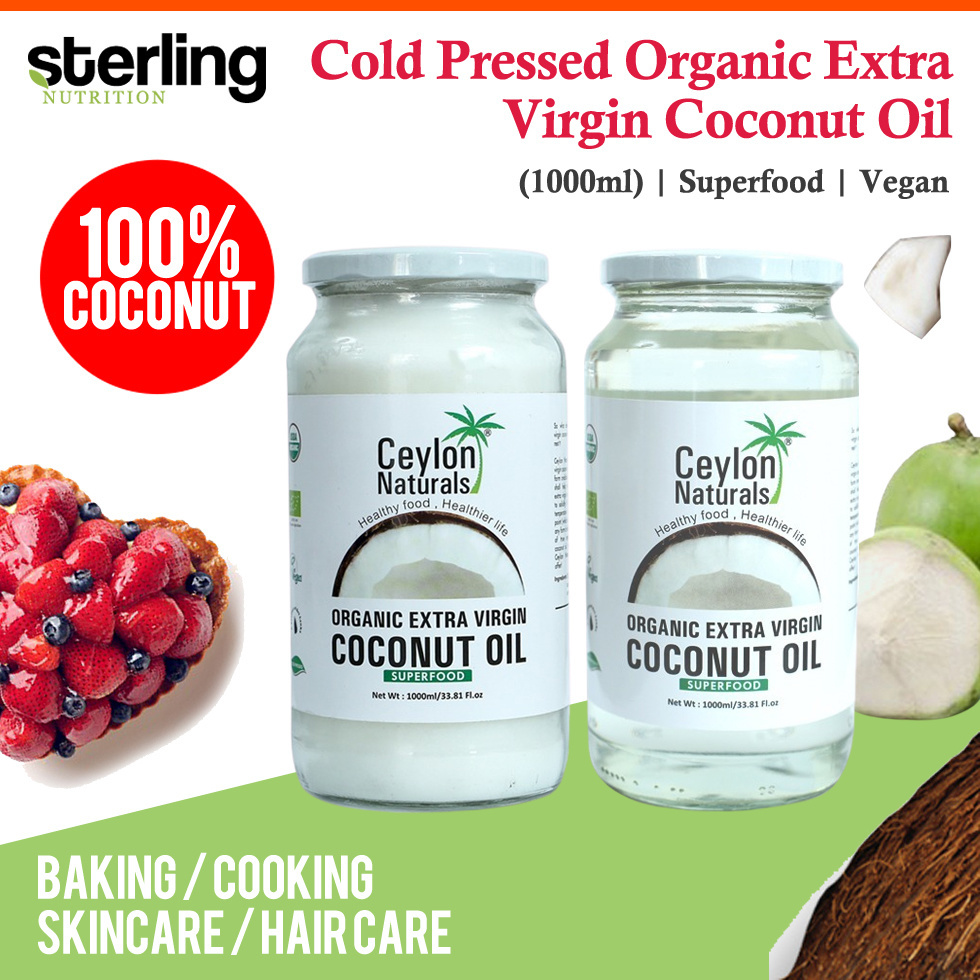 Qoo10 Ceylon Naturals Cold Pressed Organic Extra Virgin Coconut Oil