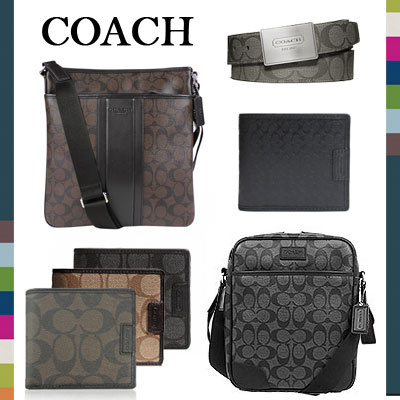 Buy [COACH] Mens Crossbody Bags Wallets Belts!!! Last Sale!! Do not Miss This Event!!! 100% ...
