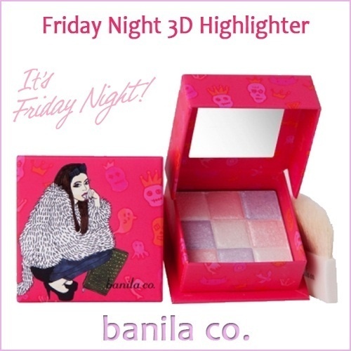 【クリックで詳細表示】[Banila Co.][banilaco] Friday Night 3D Highlighter 7g / White ＋ Pink ＋ Violet