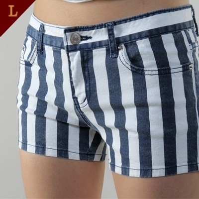 【クリックでお店のこの商品のページへ】[vg353] Stripe shorts Pants.Made in Korea