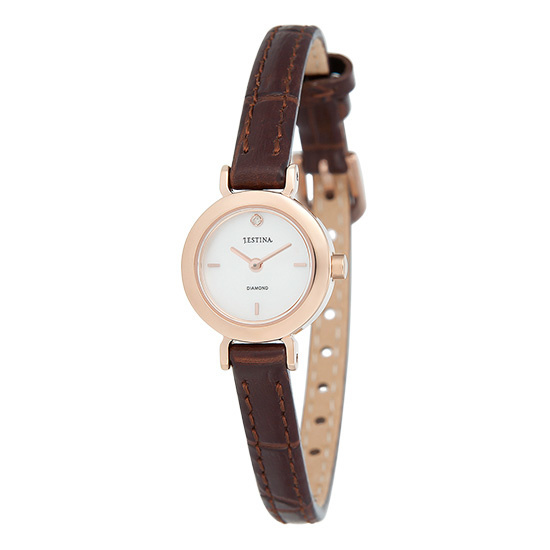 【クリックで詳細表示】[韓国直送] [第二のティナ] 女性の革の腕時計 (JWLL1RM1-R5821L)