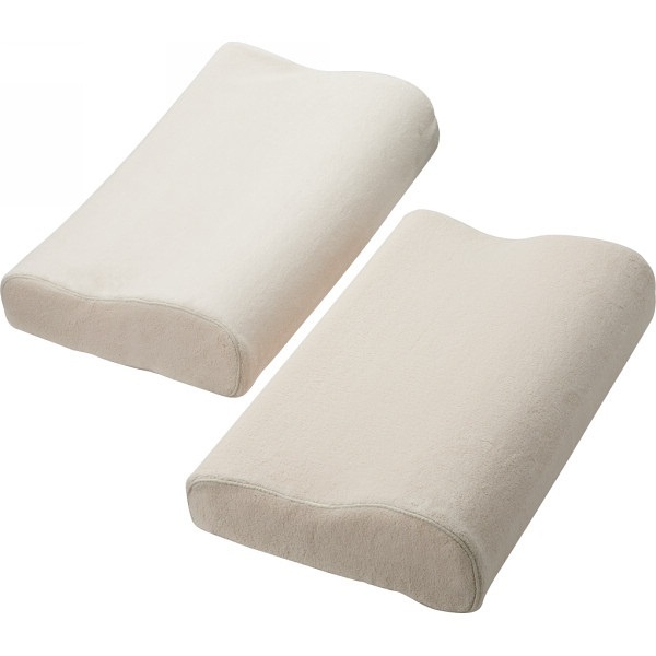 【クリックで詳細表示】寝具 低反発枕 レギュラー 2個組 MF-PR2 【直送品の為、代引き不可】