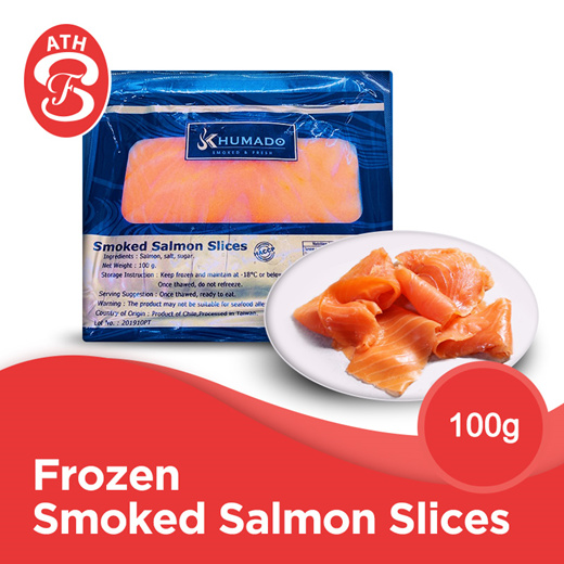 Qoo Ath Trading Promo X Frozen Smoke Salmon Pre Sliced At