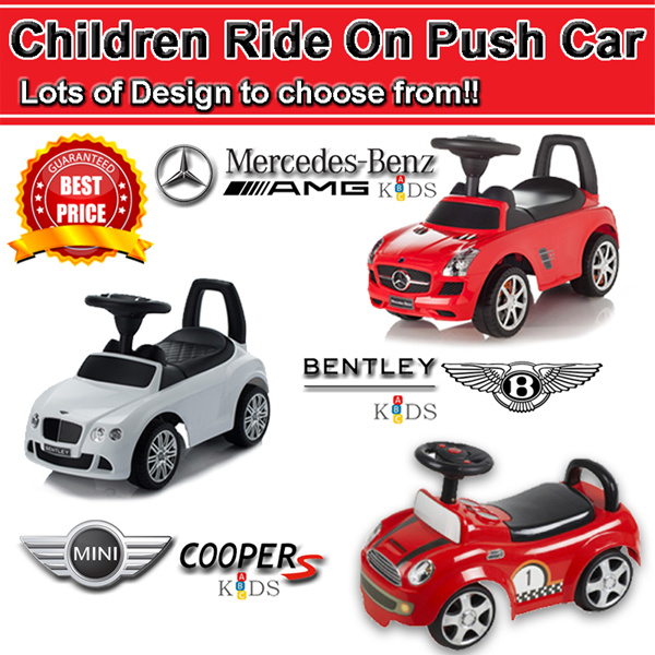 mini cooper toddler push car