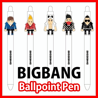 【クリックで詳細表示】[BIGBANG]★★BIGBANG キャラクターボールペン★☆K-POP bigbang ballpoint pen☆ ビッグバン G-dragon TOP テヤン デソン スンリ 【公式グッズ】