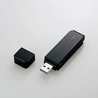 【クリックで詳細表示】[ELECOM(エレコム)] USB3.0対応メモリカードリーダ MR3-C003BK