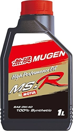 【クリックでお店のこの商品のページへ】MOTUL(モチュール)無限 MUGEN High Performance Oil MS-R 0W40 1L 100％化学合成オイル [正規品]11109311