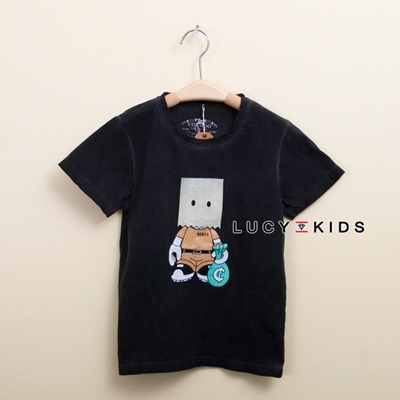 【クリックでお店のこの商品のページへ】LUCYKIDSヴィンテージ半袖Tシャツタフなベビー子供服の子供 児童服
