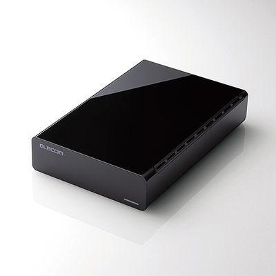 【クリックで詳細表示】エレコム ELECOM Desktop Drive USB3.0 1.0TB Black PC＆TV 特定通販モデル ELD-XED010UBK