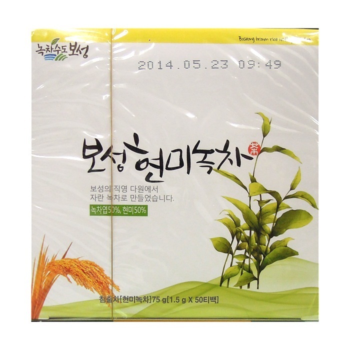 【クリックで詳細表示】FD046 - Bosung Brown Rice Green Tea (1.5g 50 Tea Bags)