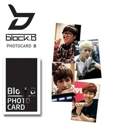 【クリックで詳細表示】[Official Goods] Block B - Photo Card B