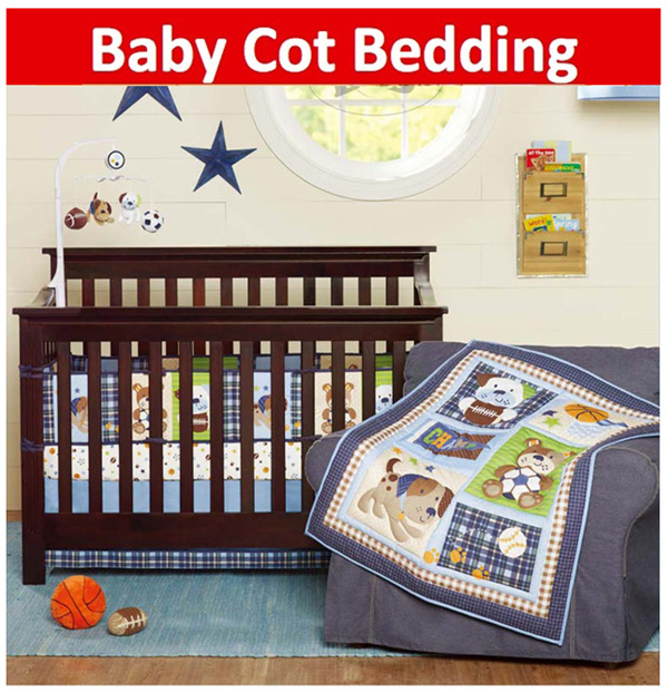 Buy Cute Baby Bedding Crib Bed Bumper Cot Sheet Quilt Diaper