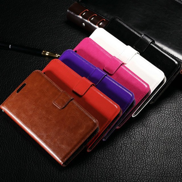 【クリックで詳細表示】Leather Flip Case With Card Holder For Samsung Galaxy J5/J7 17211