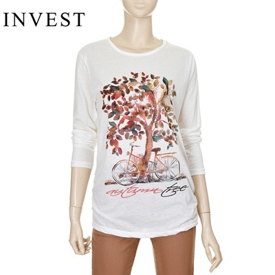 【クリックで詳細表示】[INVEST]Tree print t-shirt＿VCF1TS6100