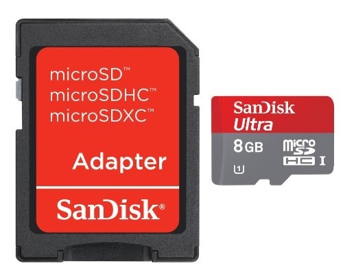 【クリックで詳細表示】SanDisk Ultra microSDHC UHS-I カード Class10？ 8GB SDSDQU-008G-J35A