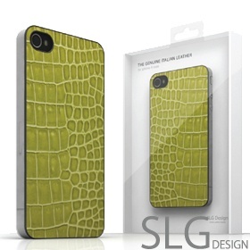 【クリックで詳細表示】[SLG Design]D2 Italian R.Crocodie Leather Cases for iPhone 4/4S