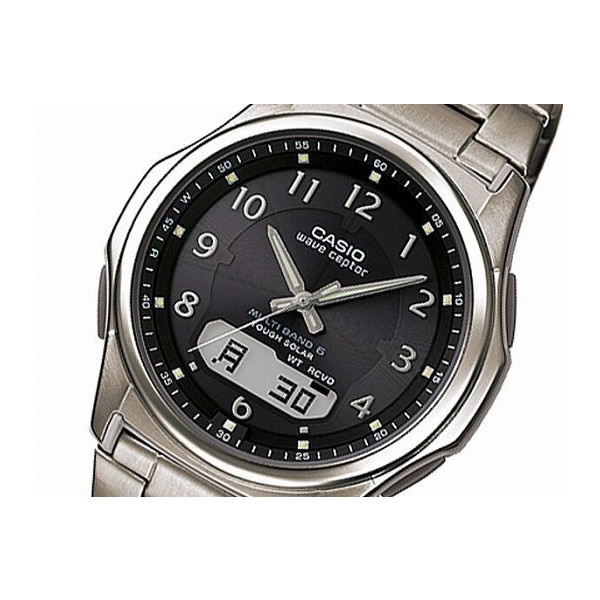 【クリックでお店のこの商品のページへ】カシオ WAVE CEPTOR 電波 メンズ 腕時計 ブラック WVA-M630TDE-1AJF 国内正規