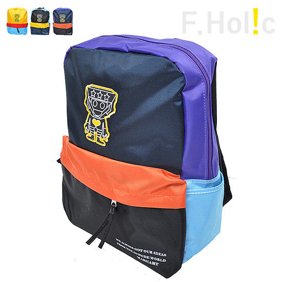 【クリックで詳細表示】[F.holic]★送料無料★Star Robot Backpack B1204R9502/スーツケース/バックパック/スクルベク/リュック